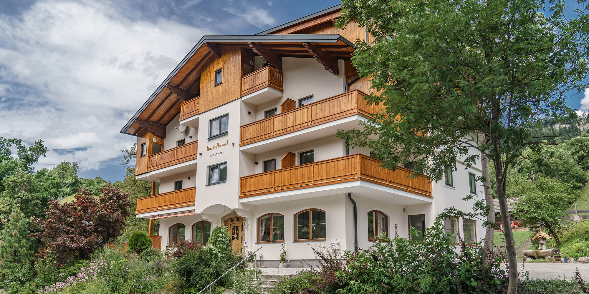 Apartmenthaus Unser Hoamat mit Ferienwohnungen in Pichl Schladming bei der Reiteralm